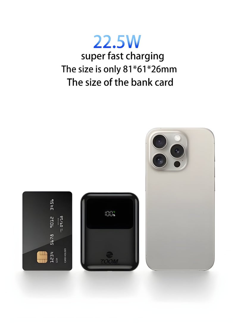 زوم بلس مجموعة باور بانك زووم بلس بسعة 60,000 مللي أمبير - عبوة من 4 قطع (22.5 واط) | 2 × 10,000 مللي أمبير + 2 × 20,000 مللي أمبير | شحن فائق السرعة - Image 5